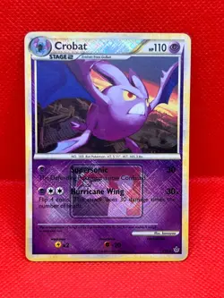 Pokemon Tcg Crobat 14/95 Crosshatch League Promo Undaunted - Image 1