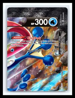 💥 Pokemon Sword & Shield SWSH Black Star Promo Greninja V-UNION SWSH156 Holo - Image 1