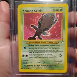 2002 Pokemon Neo Destiny Shining Celebi Holo #106/105 BGS 8 - Image 3