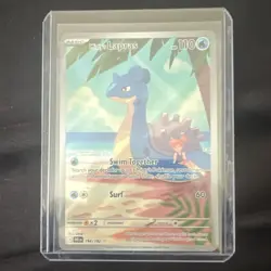 Pokemon Misty's Lapras Illustration Rare Holo 194/182 Sv10 Destined Rivals - Image 1