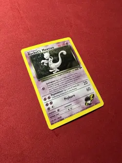 2000 Pokemon Gym Challenge Rocket's Mewtwo 14/132 Holo WITH SWIRL 🌀 MP - Image 2