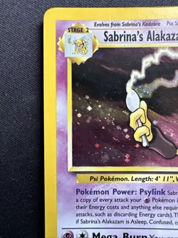 POKEMON Sabrina's Alakazam 16/132 Gym Challenge Holor Rare (swirl) - Image 2