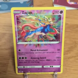 Pokemon Zacian Amazing Rare Holo 082/185 Swsh04 Vivid Voltage - Image 2
