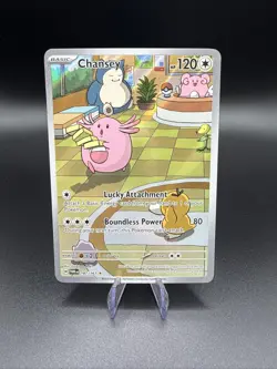Pokemon Chansey Illustration Rare SV06: Twilight Masquerade 187/167 NM VLP ++ - Image 1