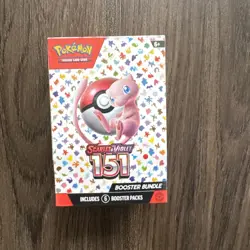 Pokemon TCG Scarlet & Violet 151 Booster Bundle Sealed New (6 packs) Small Tear - Image 1