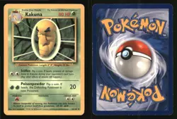 Kakuna 33/102 Uncommon Base Set Unlimited Pokemon Lightly Played - Image 3