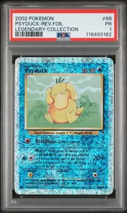 Psyduck Reverse Holo 88/110 Legendary Collect. Pokemon 2002 POP 18! - Image 1