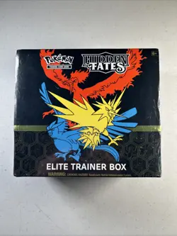 Pokemon TCG: Hidden Fates Elite Trainer Box ETB New Factory Sealed - Image 1