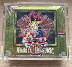 YU-GI-OH! Rise of Destiny 1st Edition Hobby Booster Box factory sealed w/ Case - Image 1