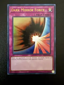 Yu-Gi-Oh! TCG Dark Mirror Force IOC-EN054 Invasion of Chaos Trap Konami - Image 1