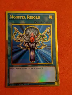 Monster Reborn MAGO-EN045 1st Edition Premium Gold Yugioh - Image 1