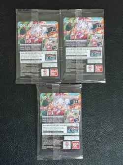 Monkey.D.Luffy (055) (College Basketball) 3-PACK! P-055 One Piece Promo Sealed - Image 2