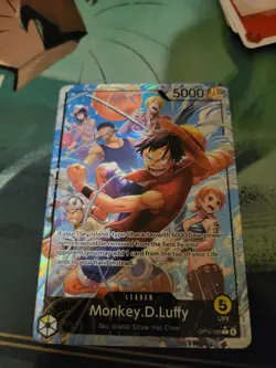 Monkey D. Luffy (Alt Art) OP15-098 L Adventure on KAMI's Island ENGLISH NM - Image 1