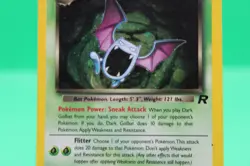 POKEMON CARD HOLO UNLIMITED DARK GOLBAT 7/82 TEAM ROCKET WOTC HP/DMG - Image 3