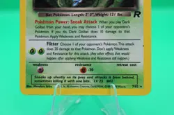 POKEMON CARD HOLO UNLIMITED DARK GOLBAT 7/82 TEAM ROCKET WOTC HP/DMG - Image 4