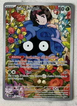 Pokemon TCG Erika’s Tangela 218/217 Ascended Heroes Illustration Rare NM Card - Image 1