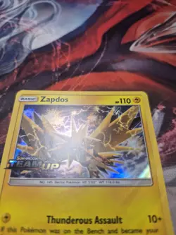 Zapdos - SM159 - Pokemon Sun & Moon Black Star Promo Prerelease Holo Card LP - Image 2