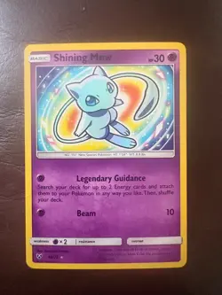 2017 Pokemon SHINING MEW Legends HOLO RARE Sun & Moon SHINY Set Card 40/73 NM - Image 1