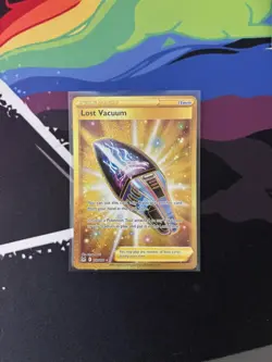 Pokemon TCG - Lost Vacuum 217/196 - Lost Origin - Gold Hyper Rare Card Mint - Image 1