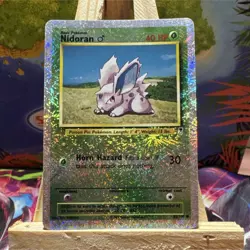 Pokemon Nidoran M 83/110 Legendary Collection Reverse Holo Common Card - Image 1