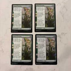 Magic the Gathering MTG Song Of Freyalise Play Set Of 4 Cards - Image 1