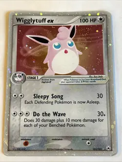 Hidden Legends Wigglytuff ex #101 Pokemon Card - EX Holo - Image 1