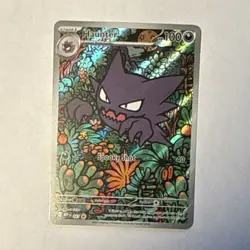 Pokemon Haunter Mega Evolution Promo 027 Illustration Rare Holo Card - Image 1