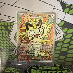 Meowth SIR Perfect Order Holo Pokemon Card 121/088 - Image 1