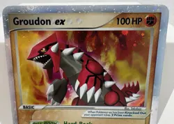 Pokemon Groudon TCG Holo Card Crystal Guardians 93/100 EX Rare - Image 2