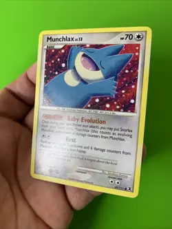 Munchlax 69/111 Rising Rivals Non Holo Pokemon Card LP/MP - Image 3
