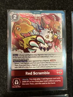 Digimon TCG Special Limited Set Card Yellow Scramble Purple Black Blue Red Green - Image 2