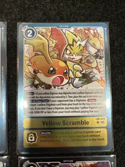 Digimon TCG Special Limited Set Card Yellow Scramble Purple Black Blue Red Green - Image 4