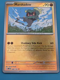 MARSHADOW - 80/132 Mega Evolution NM - Reverse Holo - Pokemon TCG Card NM - Image 1