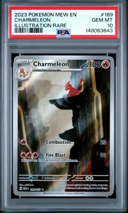 PSA 10 Charmeleon 169/165 Illustration Rare Holo – Pokemon Card - Image 1
