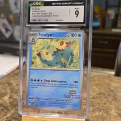 Pokemon Feraligatr Black Star Promo 213 Illustration Contest 2024 CGC 9 180HP - Image 1