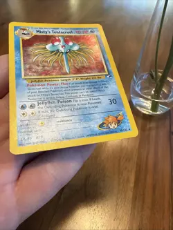 Pokemon TCG Misty's Tentacruel Holo Rare Gym Heroes - Near Mint - Image 3