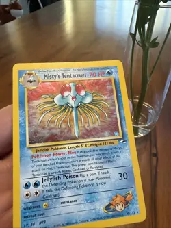 Pokemon TCG Misty's Tentacruel Holo Rare Gym Heroes - Near Mint - Image 4