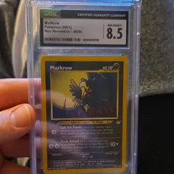 Murkrow Neo Revelation 46/64 CGC 8.5 Pokemon TCG Card 2001 Wizards of the Coast - Image 1