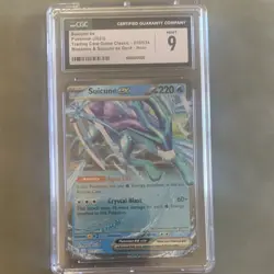 Pokemon Suicune ex 010/034 Trading Card Game Classic Holo 220 HP Basic CGC 9 - Image 1