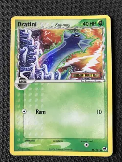 Pokemon EX Dragon Frontiers Dratini Trading Card 46/101 Stamped Reverse Holo - Image 1