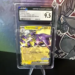 Toxtricity EX SVP 215 Illustration Contest 2024 Promo Pokemon CGC Graded 9.5 - Image 1