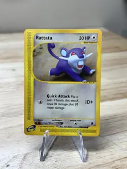 Rattata 128/165 Expedition Pokemon TCG E Reader WOTC - Image 1