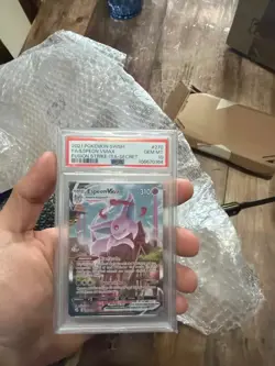 POKEMON PSA 10 ESPEON VMAX 270/264 ALTERNATIVE ART COLPO FUSIONE ITA GEM MINT - Image 1