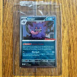 Pokemon TCG GameStop Stamped Exclusive Gengar Promo Sealed 050/088 - Image 1