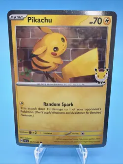Pikachu Pokemon Day 2026 051/162 30th Anniversary Promo Pokemon TCG - Image 1
