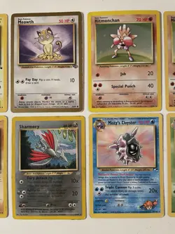 Vintage Pokemon Card Lot Of 10, Rares, Holos, Various Sets 1999 WOTC Base Set - Image 4