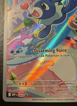 Popplio 045 MEP Black Star Promo First Partner Illustration Collection Pokemon - Image 4