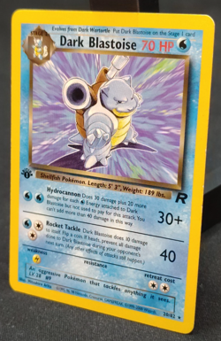 2000 Pokemon Dark Blastoise 20/82 Team Rocket Rare Non-Holo WOTC LP/MP - Image 2