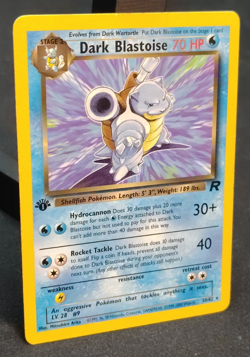 2000 Pokemon Dark Blastoise 20/82 Team Rocket Rare Non-Holo WOTC LP/MP - Image 3