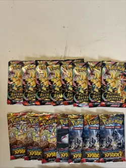 Pokemon TCG Mixed Booster Packs New & Factory Sealed (Lot Of 27) Ascended Hero - Image 2